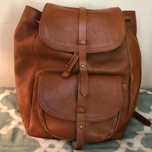 Madewell Transport Rucksack - English Saddle